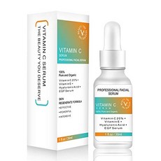 PanDaDa 오일세럼 진정 미스트 앰플 재생 잡티 비타민c 비타민 미백세럼Xnuoyo 비타민C 세럼 30ml 얼굴 목 눈용 20% Vit C 함유 안티 에이징 세럼 천연 주름 개선 페이셜 세럼 콜라겐 부스트 잔주름 제거 보습-40721, 단일옵션, 단일옵션