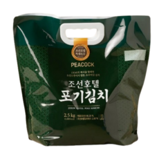 피코크 조선호텔 포기김치, 일반포장 동절기만, 1개, 2.5kg