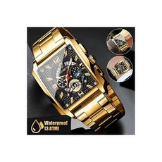 Partsdom Waterproof Calendar Men Quartz Watch Luminous Analog BusinESS Classic Wristwatch B6575