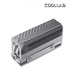 쿨랩 COOLLEO SSD 방열판 M.2방열판 더블히트파이프, 1개