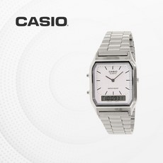 카시오 CASIO 메탈 빈티지 전자 남자 여자 손목시계 AQ-230A-7D 커플 패션시계