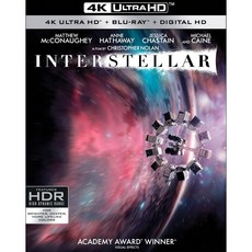 Interstellar (4K UHD + Blu-ray + Digital) 인터스텔라(4K UHD + 블루레이 + 디지털), 1개