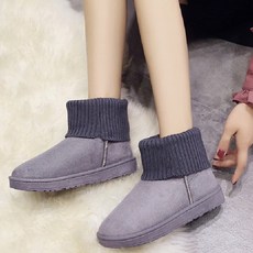 러밴루비 여성방한화 3cm 키높이 털부츠