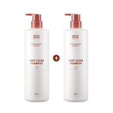 아모스 딥 클린 샴푸 1000g (x2개) 무료배송, 2개