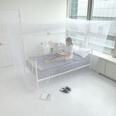 [오너클랜] 침대 모기장 벌레 퇴치 텐트형 사각, 상세 설명 참조