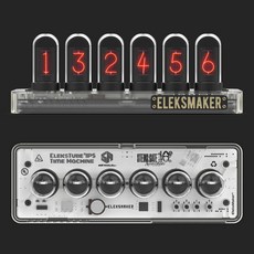 EleksMaker IPS PR2 닉시튜브 진공관시계 메트로감성 데스크테리어