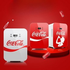 코카콜라냉장고 1인용 미니 인테리어 원룸 레트로 쇼케이스 코카콜라 미니 냉장고 자동차 냉장고 소형 화장품 음료수 겸용 기숙사 미니 냉장고 냉장고, 10.20L냉장레드듀얼코어+냉온+차량겸용