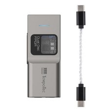 꼬다리 DAC USB 블루투스 젠더 Sonata BHD Pro C 헤드폰 앰프 4.4mm, 2.Titanium Grey - ifigolink