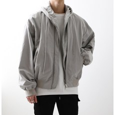 오버핏 후드 탈부착 항공 MA-1 점퍼 블루종 자켓(2color)
