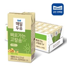 매일유업 뼈로가는 칼슘두유 담백한맛, 190ml, 48개
