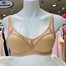 비비안 수 베스트셀러 편안한 기본 데일리 스킨 블랙 자가드 도트 노와이어 브라 BR9466(NC해운대 킴스) 브래지어