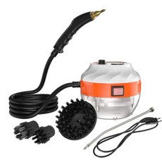 고압스팀청소기 휴대용 고온 가압 자동차 주방 및 가정용 청소 도구 2500W, 하얀, 에게