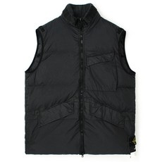 스톤아일랜드크링클랩스패딩조끼