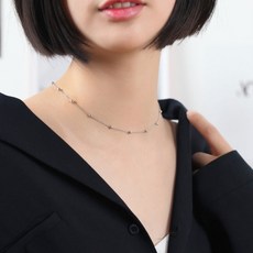 실버925초커목걸이