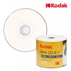 와이드프린터블 프리미엄 CD-R 24배속 200MB 벌크50매 가정용 사무용