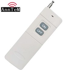 ANNTEM 원격 제어 2 버튼 송신기 장거리 큰 315433Mhz TX 3000m, 02 433Mhz
