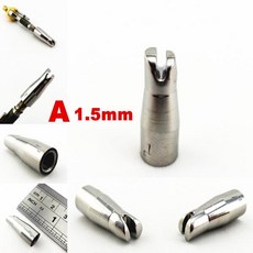 1pc A 타입 1.5mm 가죽 공예 프레스 그루브 라인 전기 주름 가장자리 기계 솔더 다리미 교체 팁 도구 Edger, 한개옵션0