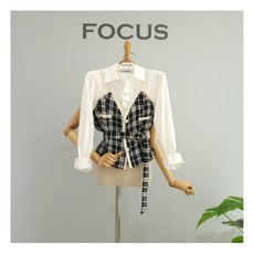 뷔스티에블라우스