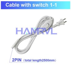 LED 램프용 육각형 스플라이싱 2 핀 케이블 보더 벌집 조명 인테리어 튜브 천장 110 240V, Cable WS 1-1-1pc