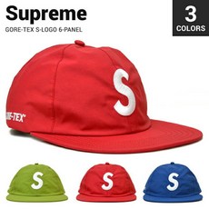 Supreme슈프림 GORE-TEX S LOGO 6-PANEL CAP캡 6패널 캡 고어텍스 모자 끈 가방 뚜껑 남성 레이디스 스트