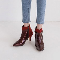 티나슈 뱀피 앵클부츠 7cm