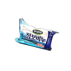 무궁화 점보 세탁 빨래 비누 450g 손빨래 표백 고형 빨래비누, 1개