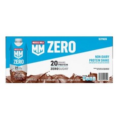 Muscle Milk Zero Non-Dairy Protein Shake Chocolate 머슬밀크 제로 논데어리 프로틴쉐이크 초콜릿맛 330ml 18개, 18팩