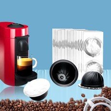 일회용 리필 가능 캡슐 포드 뚜껑 네스프레소 VERTUO 플러스 자동 커피 카페 머신 메이커 용 알루미늄 씰 스티커, 50PCS