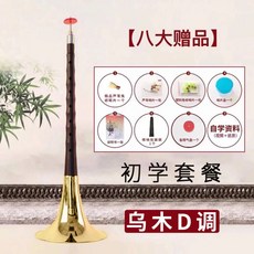 오목나무 태평소 쇄납 새납 풀세트 A B C D E F G조 초보자 입문 라지 트럼펫 배우기 집콕놀이, J. 초급용(D조,오목나무+기프트세트), SUONA