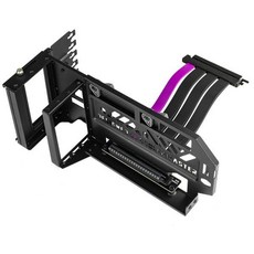 고사양 Cooler Master MasterAccessory 수직 GPU 카드 홀더 키트 V3 검정 프리미엄 라이저 케이블 PCI-E 4.0 x16-165mm PCIe 3.0 호환, GPU Kit V3 PCI-E 4.0_Vertical