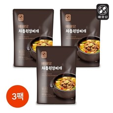 해화당 [해화당]차돌 된장찌개 800g 3팩, 3개