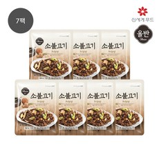 (신세계푸드) 올반 소불고기 7팩, 160g, 7개