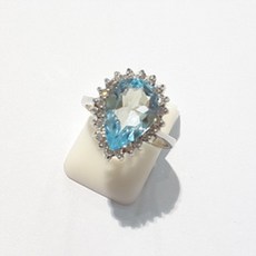 토파즈원석반지