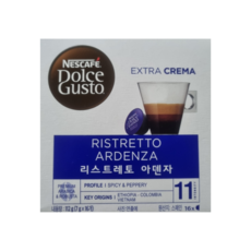 돌체구스토 리스트레토 아덴자 캡슐커피, 6.5g, 16개입, 5개 16개입, 5개, 6.5g