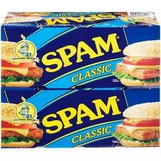 미국 직수입 Spam 스팸 클래식 12oz(340g) 4개입 2팩