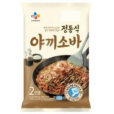 cj제일제당 한끼식사 야식 간식 정통식 야끼소바 2인분 고메 특제소스 캠핑별미 412g, 1개