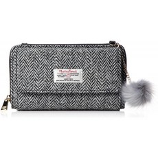[빠스디스] Harris Tweed [해리스 트위드] 지갑 어깨 PASSE-350 그레이