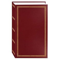Pioneer Photo Albums 3-ring pocket BURGUNDY album for 504 photos - 4X6, One Color_Burgundy Red, One Color_Burgundy Red, 상세 설명 참조0
