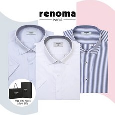 레노마셔츠 [레노마셔츠] 스판/구김적은 남성 정장 반팔와이셔츠/남방 (선물포장가능)