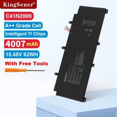 KingSener 노트북 배터리 ASUS ROG Flow X13 PV301 PV301QH GV301 GV301Q GV301QC GV301QE GV301QH GV301RA GV30 - xvr301-04g3