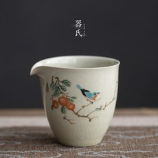 우르보스 도자기찻잔 기씨 옛 푸르다 유약 공도배 가정용 쿵푸 개봉함 분다기 공배 균등하게 티 바다에 쓰러지다 다구, 옛 푸르다 유약 공배 고액의 감