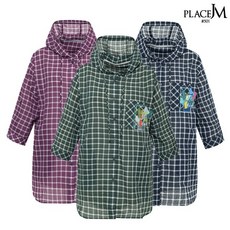 마르조 PLACE J&M 여성)시어서커 아우터형후드블라우스_VAOMLBL466