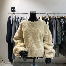 보브 플리스 스웨트 셔츠