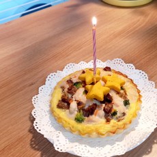  펫푸드온 닭근위타르트 강아지생일케이크 강아지케이크, 1개 