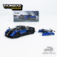 타막SL7 Tarmac Works 파가니 존다 신케 블루 프랑스 다이캐스트 모델 자동차 1:64