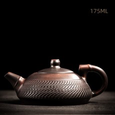 냄비 세트 찻물 차 수제 보라색 작은 세라믹 차주전자 티팟 주전자 도자기 메이커 쿵푸, L 175ML, 1개