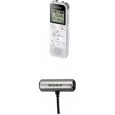 소니 SONY IC 레코더 ICD-PX470F : 4GB 리니어 PCM 녹음 대응 화이트 ICD-PX470F W + 콘덴서 마이크 스테, 단일상품