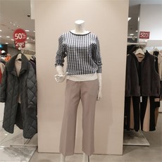 더아이잗뉴욕 NC11 넥라인장식니트티 IL1N1PO76
