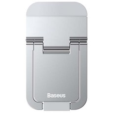 Baseus 倍思 小咫尺筆電支架 鋅合金 深空灰/銀色 約30g 適用於13寸以上的筆記型電腦, 1組