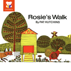 Rosie's Walk By Pat Hutchins 아기 그림책 키즈이야기책 영어 그림책, Rosies Walk